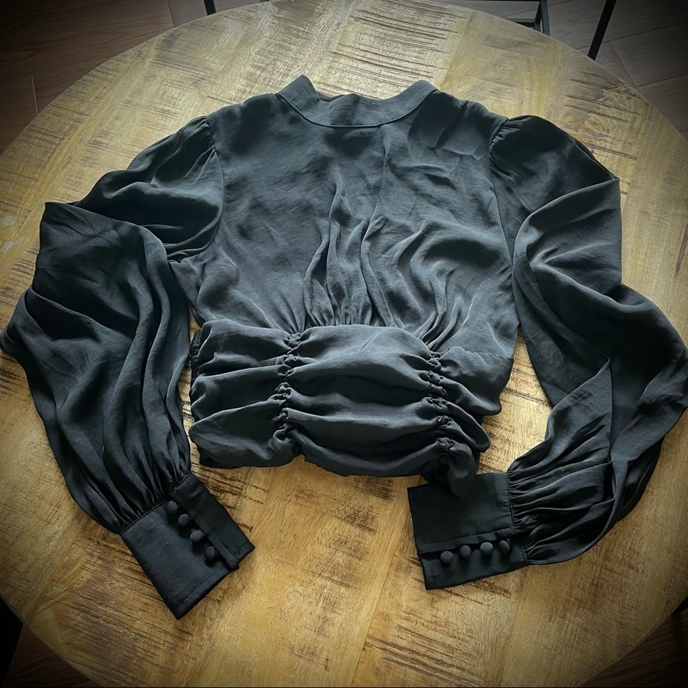 Free People Elle Silky Blouse